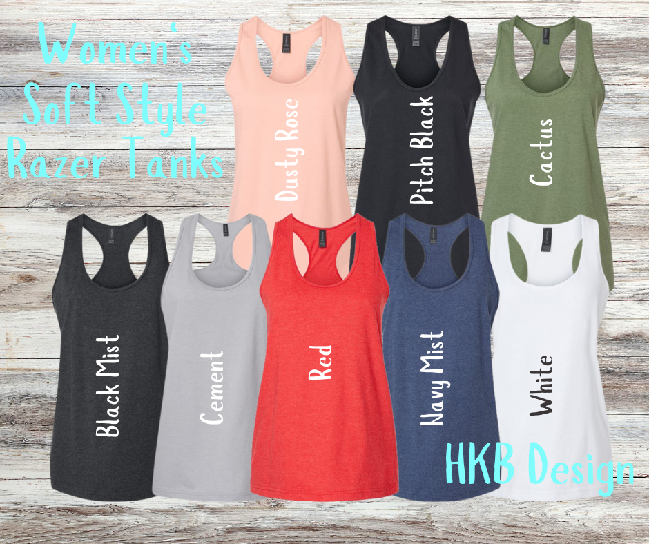 Gildan Soft Style Ladies Razer Tank Top