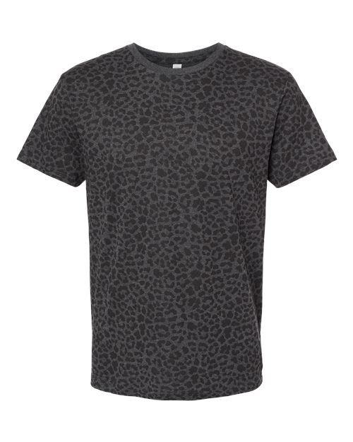 Black Leopard Print Tshirt