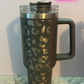 40oz Leopard Tumbler with handle