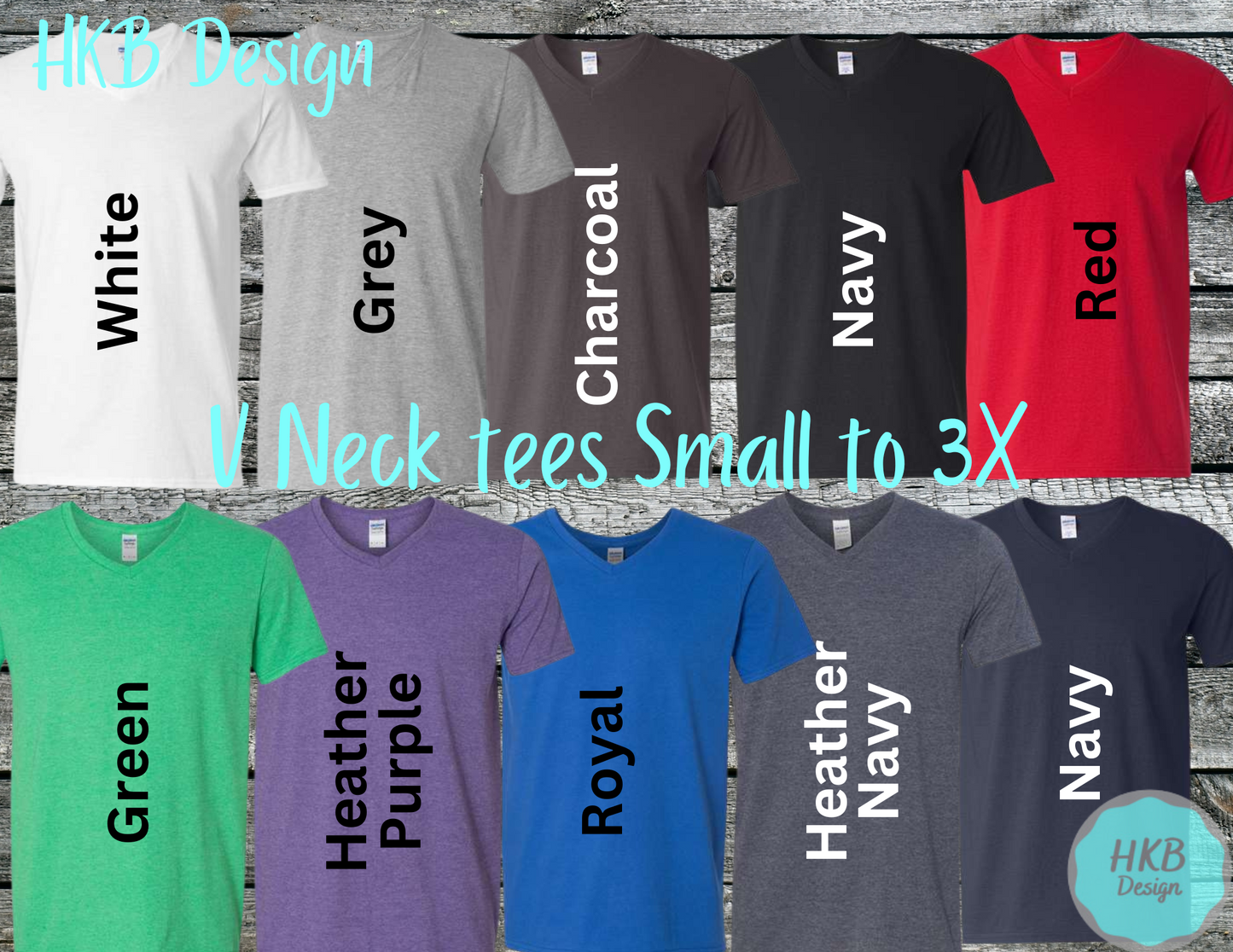 2 for $25 V Neck Soft Style Tshirt