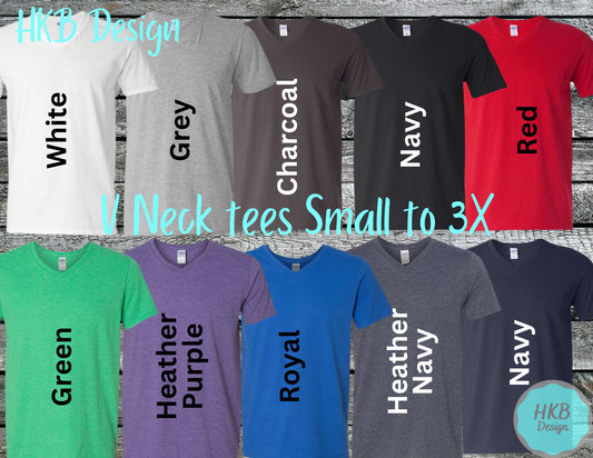 GILDAN V Neck Soft Style Tshirt