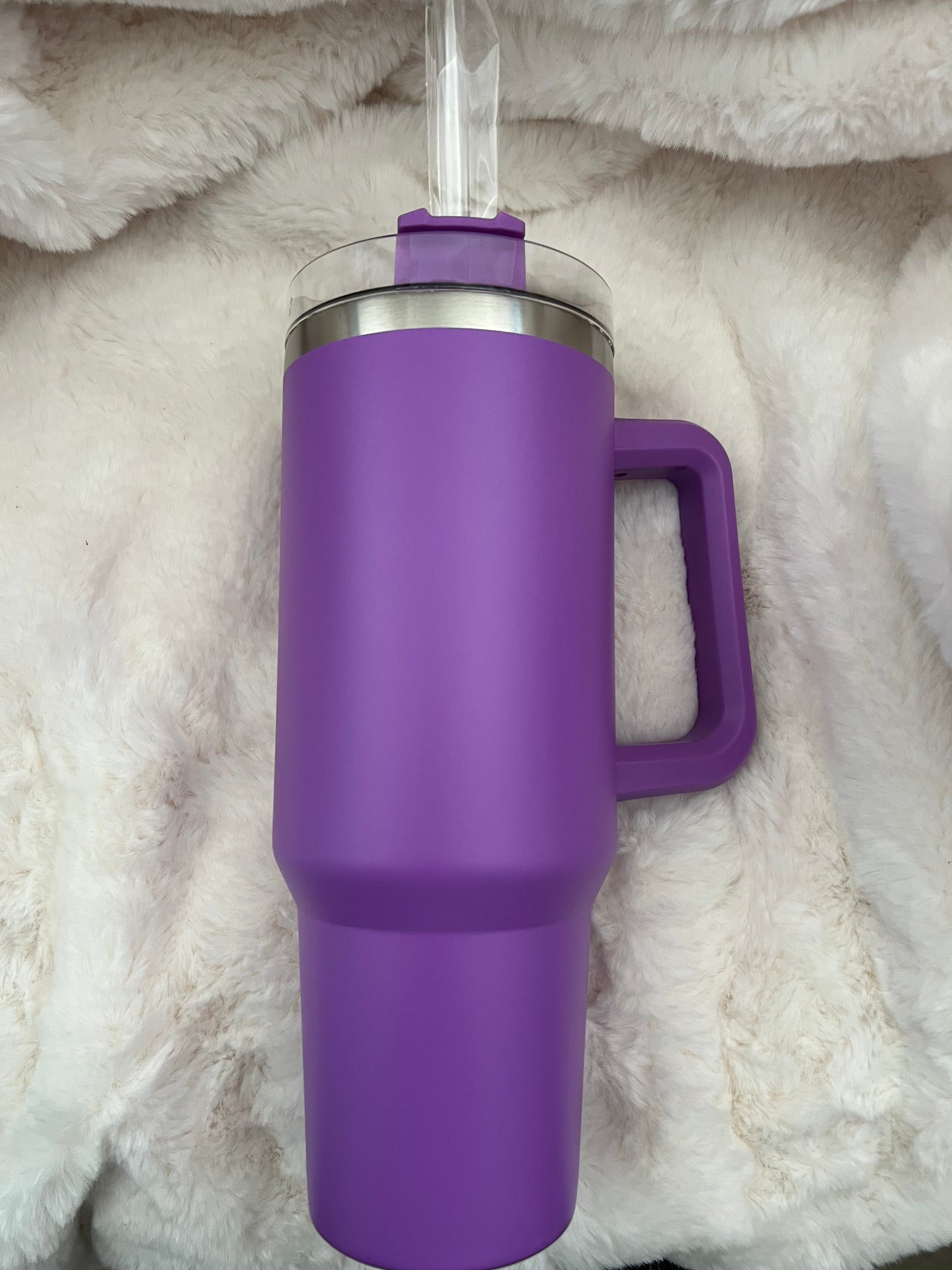 40oz Tumbler with handle, Solid Colors